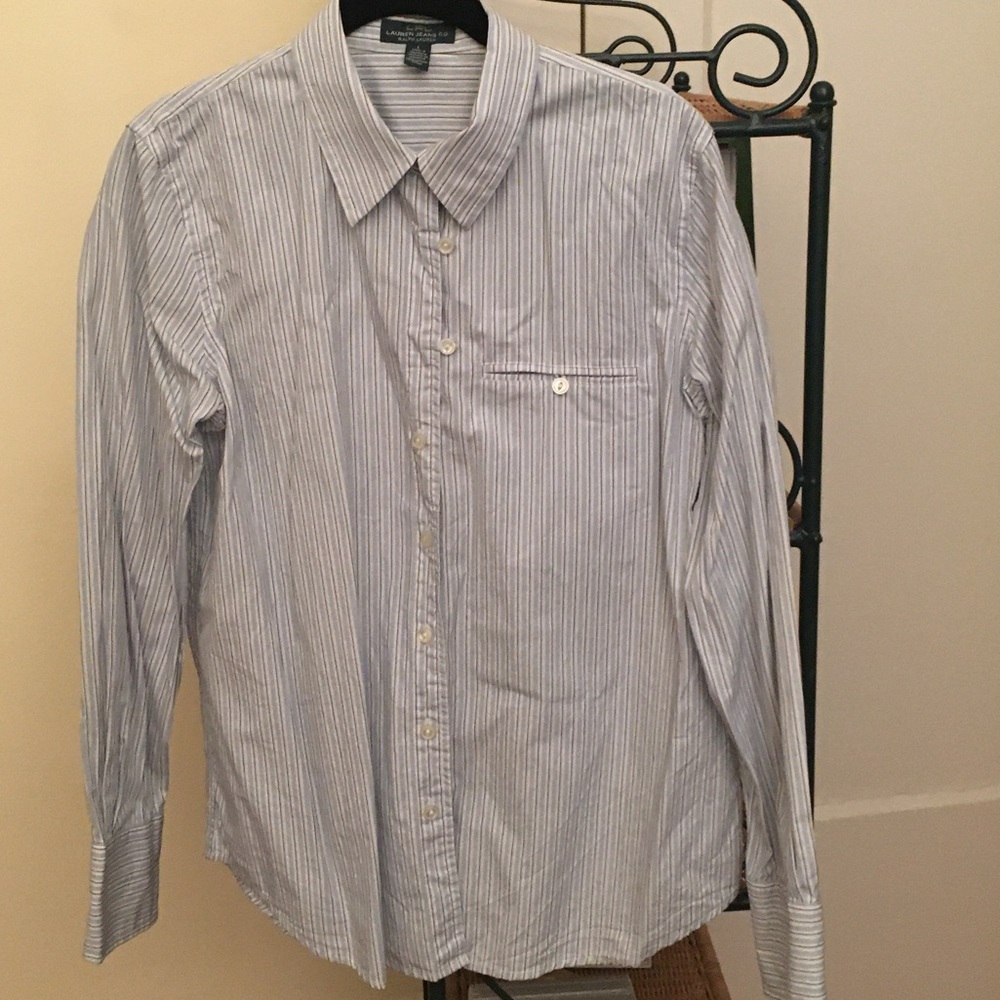 Lauren Jeans button down shirt. Size large
